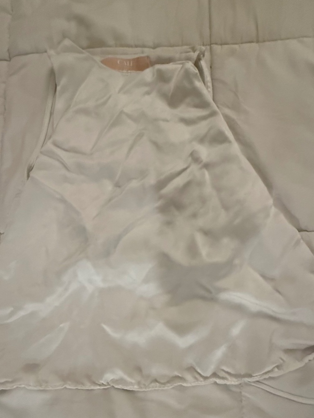 Cali Silk White Top | XS